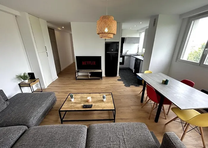 Апартаменты T3 Moderne Au Centre-ville *